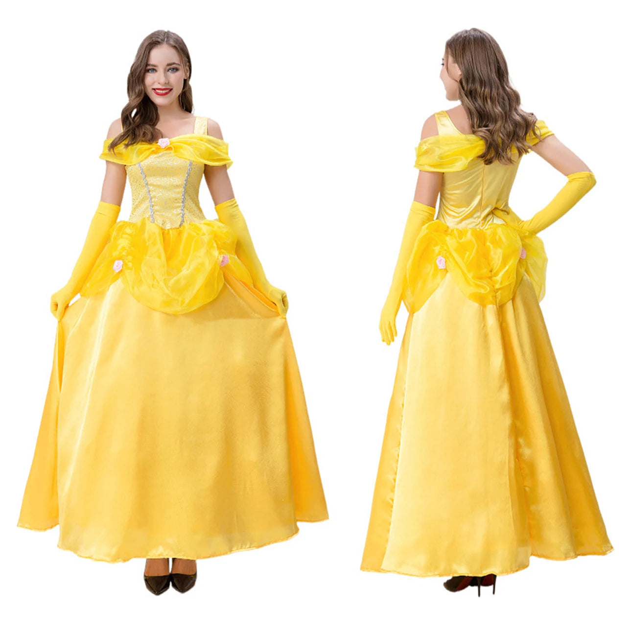 Fancy Cinderella Elsa Cosplay Halloween Dress