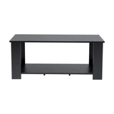 Simple Wooden 2 Tier Coffee Table