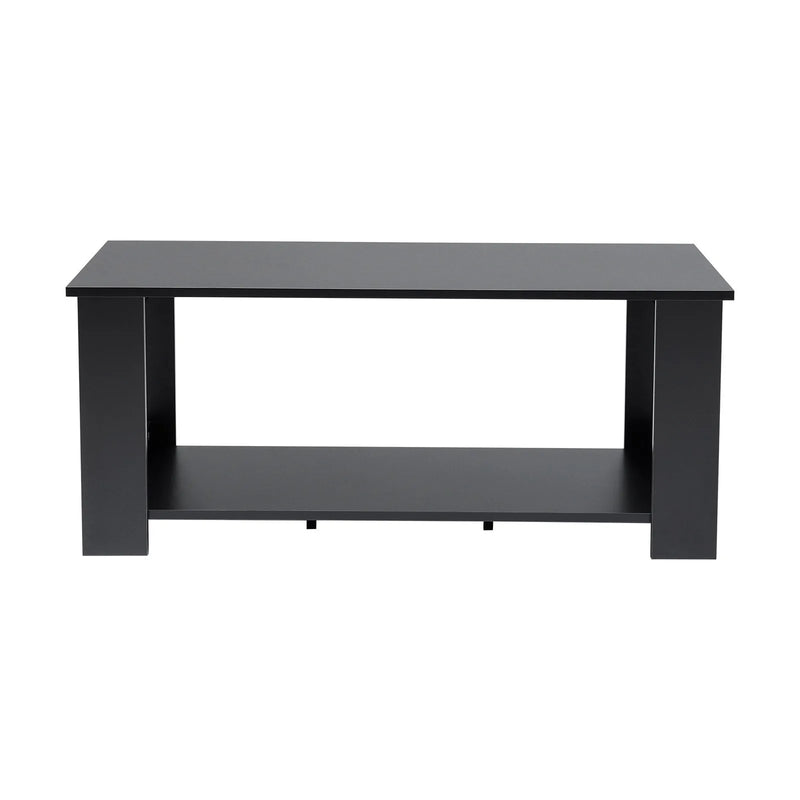 Simple Wooden 2 Tier Coffee Table