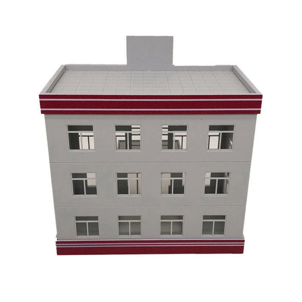 Railroad Scenery Modern Medical Centre Hospital Building DIY