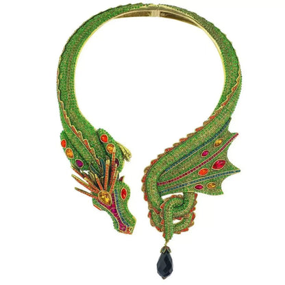 Temperament Light Luxury Zodiac Dragon Necklace