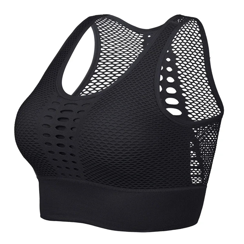 Women Breathable Mesh Sports Bra | East R Us