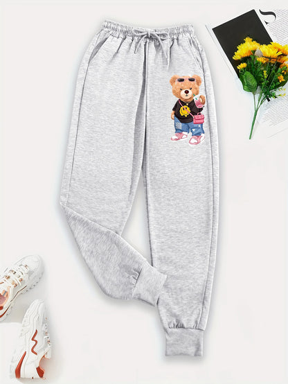 Loose fashion drawstring pockets sweatpants