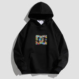 Letter Printing Hooded Sweater