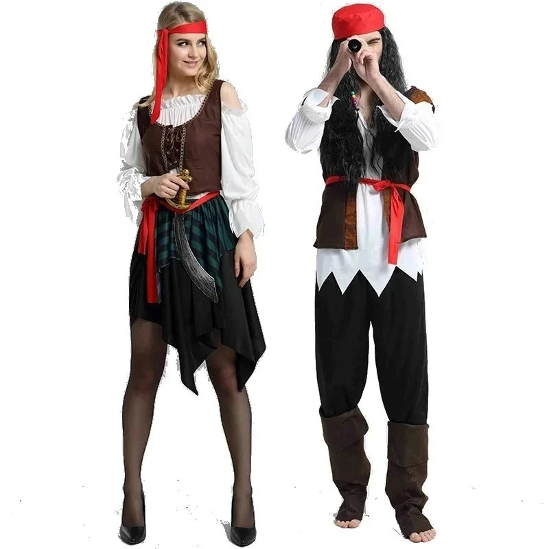 Pirates of the caribbean cosplay costume