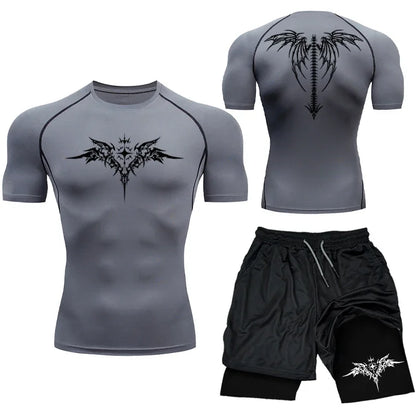 Sportwear compression set for men