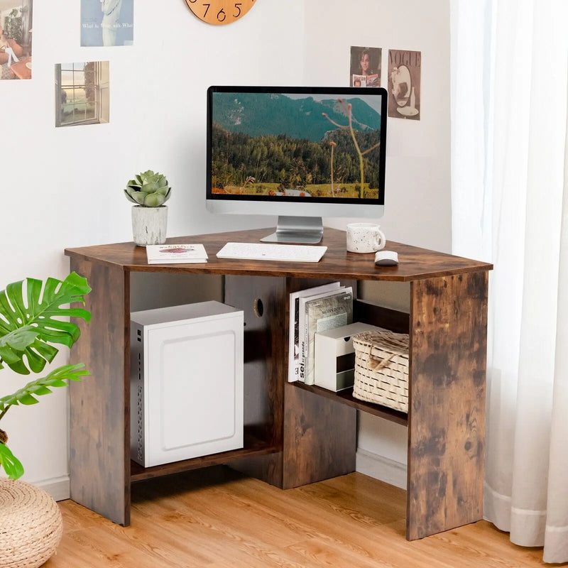 90° Corner Computer Table
