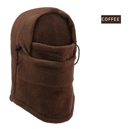 Winter thermal fleece balaclava scarf