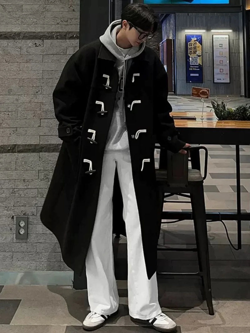 Thickened Woolen Coat for Men