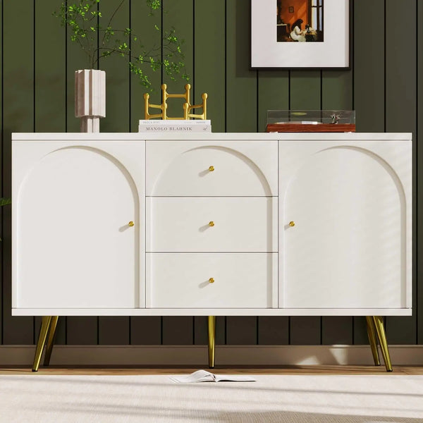 2 Doors and 3 Drawers Sideboard Cabinet for Living Room