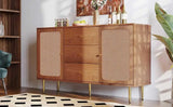 Rattan Sideboard Cabinet for Living Room