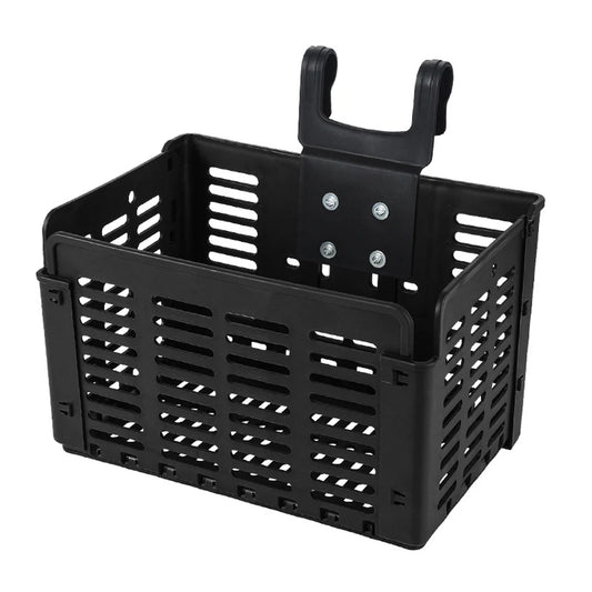 Bicycle foldable basket