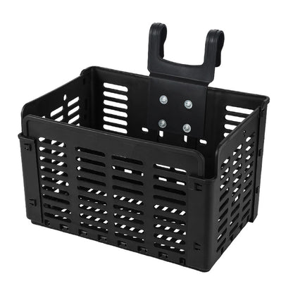 Bicycle foldable basket