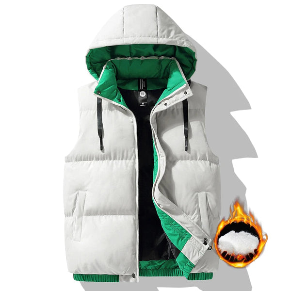 Warm Windproof Hooded Vest