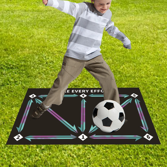 Soccer practice mat for kids