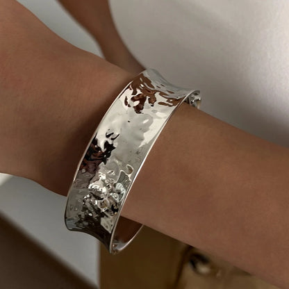 Geometric Snake Shaped Open Bangles
