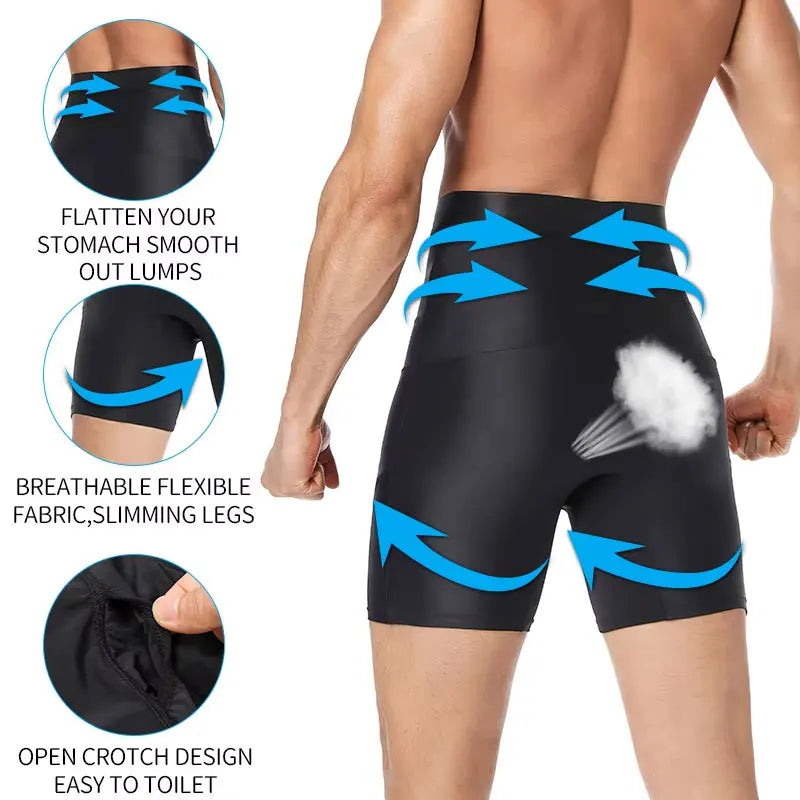 Compression high waist slimming underwear