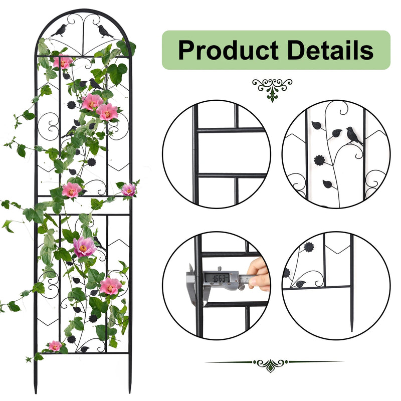 Large Metal Garden Trellises for Climbing Plants