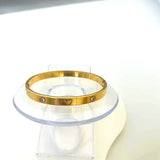 Stainless Steel Heart Zircon Bracelet