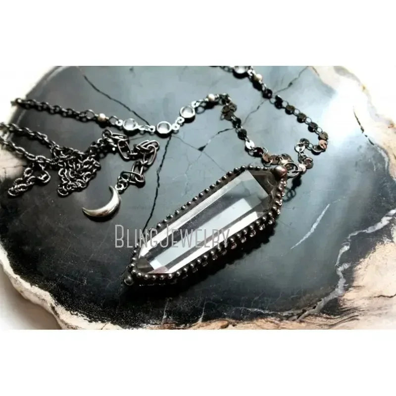 Crystal Stainless Steel Necklace