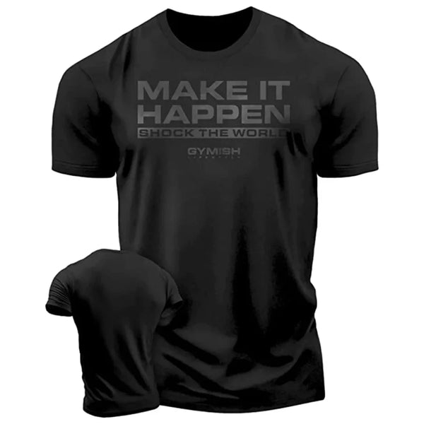 Strength Workout T-Shirt - 3D Printed Gym Tee | East R Us