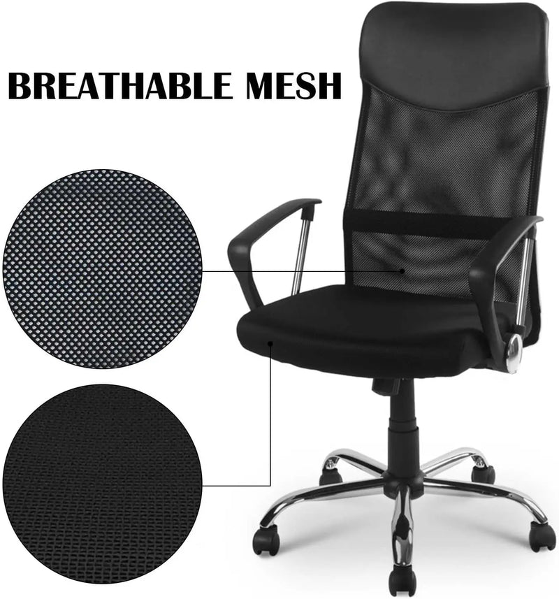Mesh High Back Adjustable Swivel Office Chair