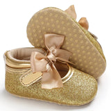 PU Princess Bow Heart Shoes