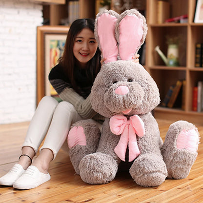 Giant lovely cartoon rabbit plush toy