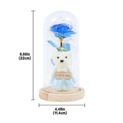 Led rose artificial flowers