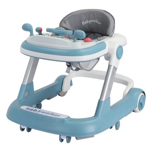 Foldable baby activity walker
