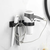 Wall Mounted Hair Dryer Storage Rack