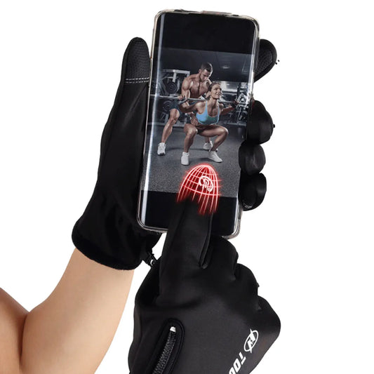 Usb touch screen anti-slip glove for cycling