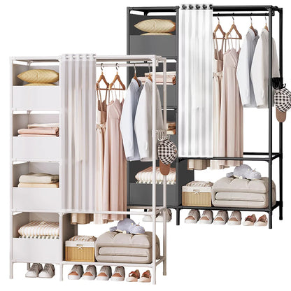 Floor-standing large capacity wardrobe