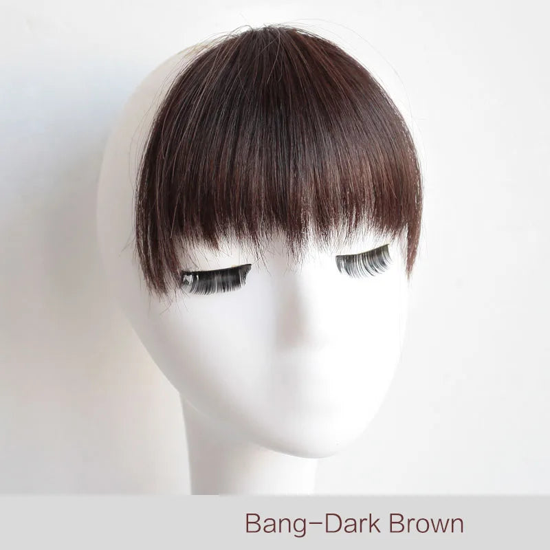 Synthetic Fake Bangs In Hair Extensions