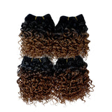 Synthetic Hair Weaving Honey Blonde Hair Extensions