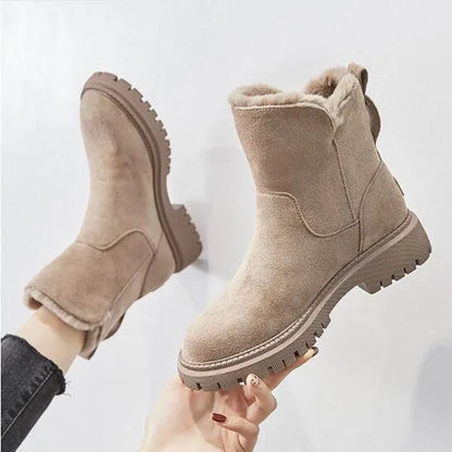 Women's winter fleece warm snow boot