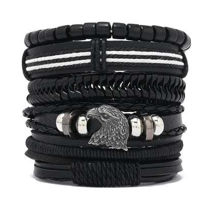 Fashion Multi-layer Beaded Leather Bracelet