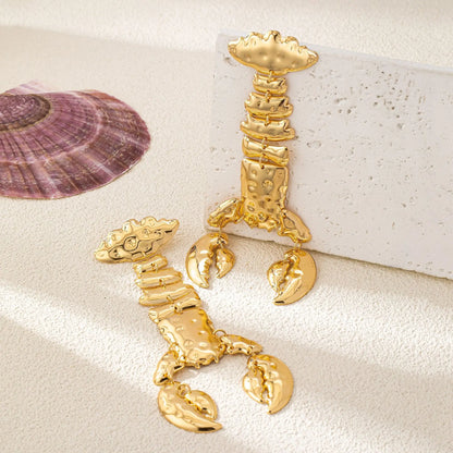 Creative Lobster Geometric Earrings