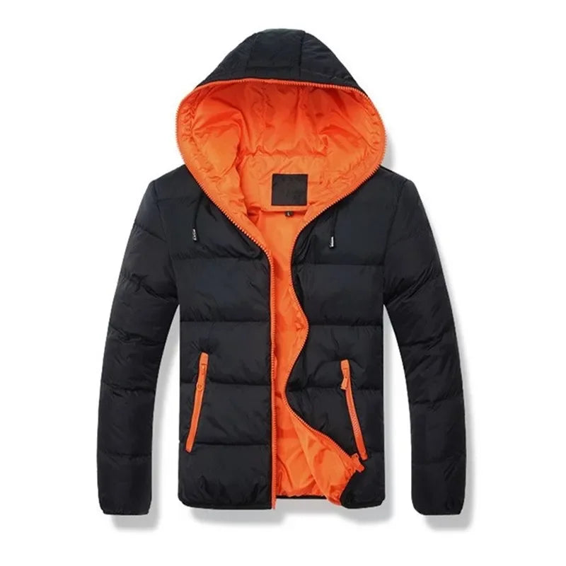 Men's Hooded Winter Cotton Coat