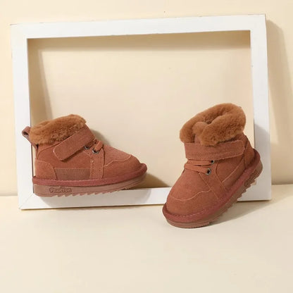 Cute unisex leather baby's shoes