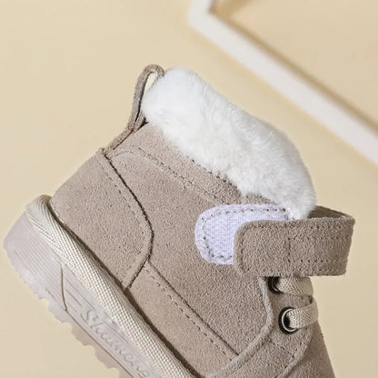 Cute unisex leather baby's shoes
