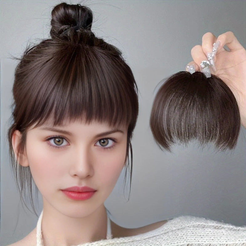 Synthetic Fake Bangs In Hair Extensions