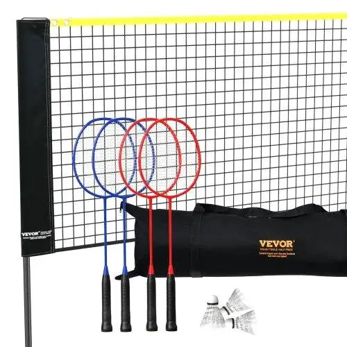 Adjustable 20ft Badminton & Volleyball  Set