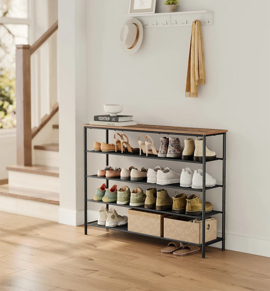 5 Tier Narrow Shoe Storage Organizer