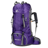 Waterproof Camping Backpack with Rain Cover