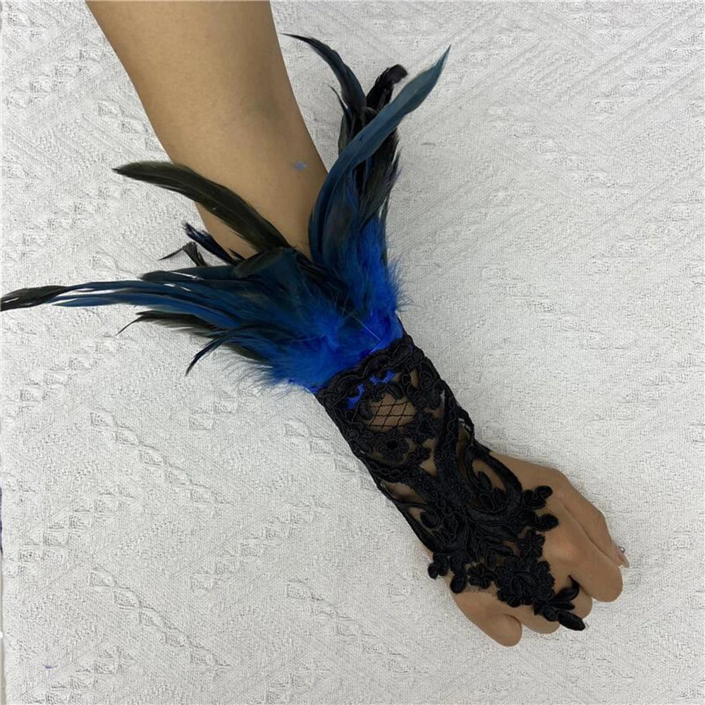 Halloween Party Fingerless Gloves