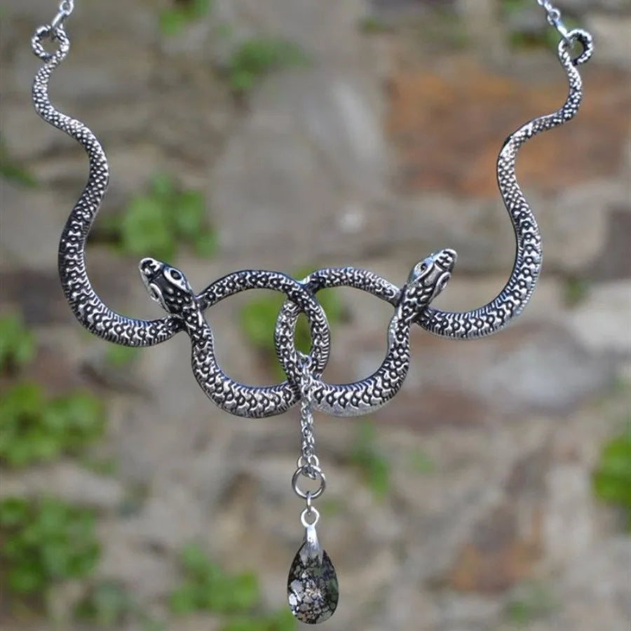 New Medusa Snake Necklace