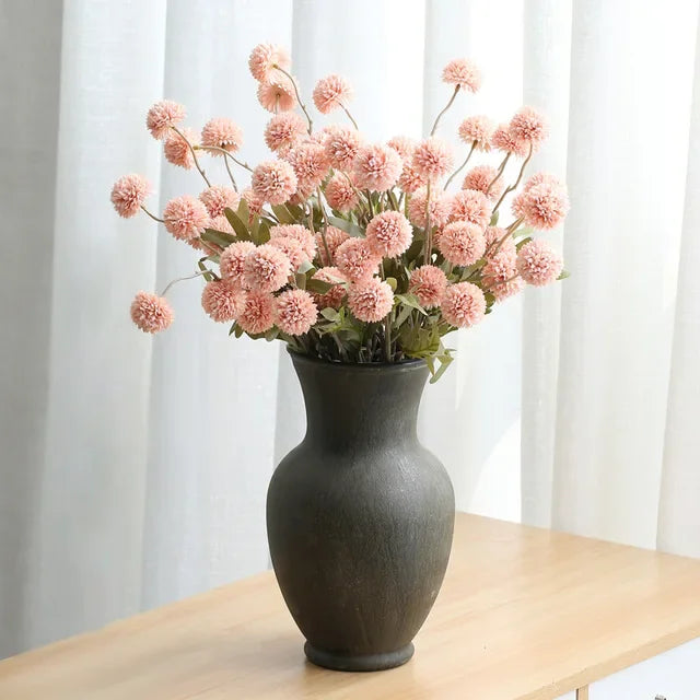 Silk Dandelion Artificial Flower Bouquet