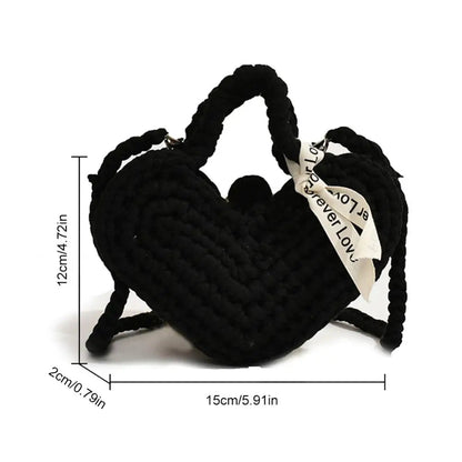 Handmade crochet small handbag