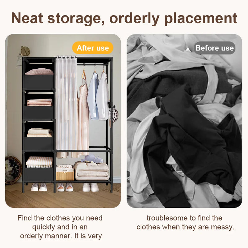Floor-Standing Large Capacity  Wardrobe